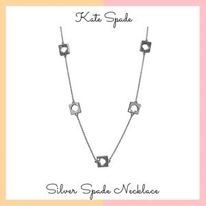 Kate Spade Silver Spade Necklace